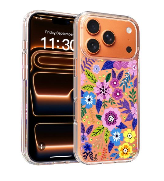 1.5MM Clear Case with Designs (UV Printing) for iPhone 11-17 Series — phone accessory shipped from Shenzhen warehouse