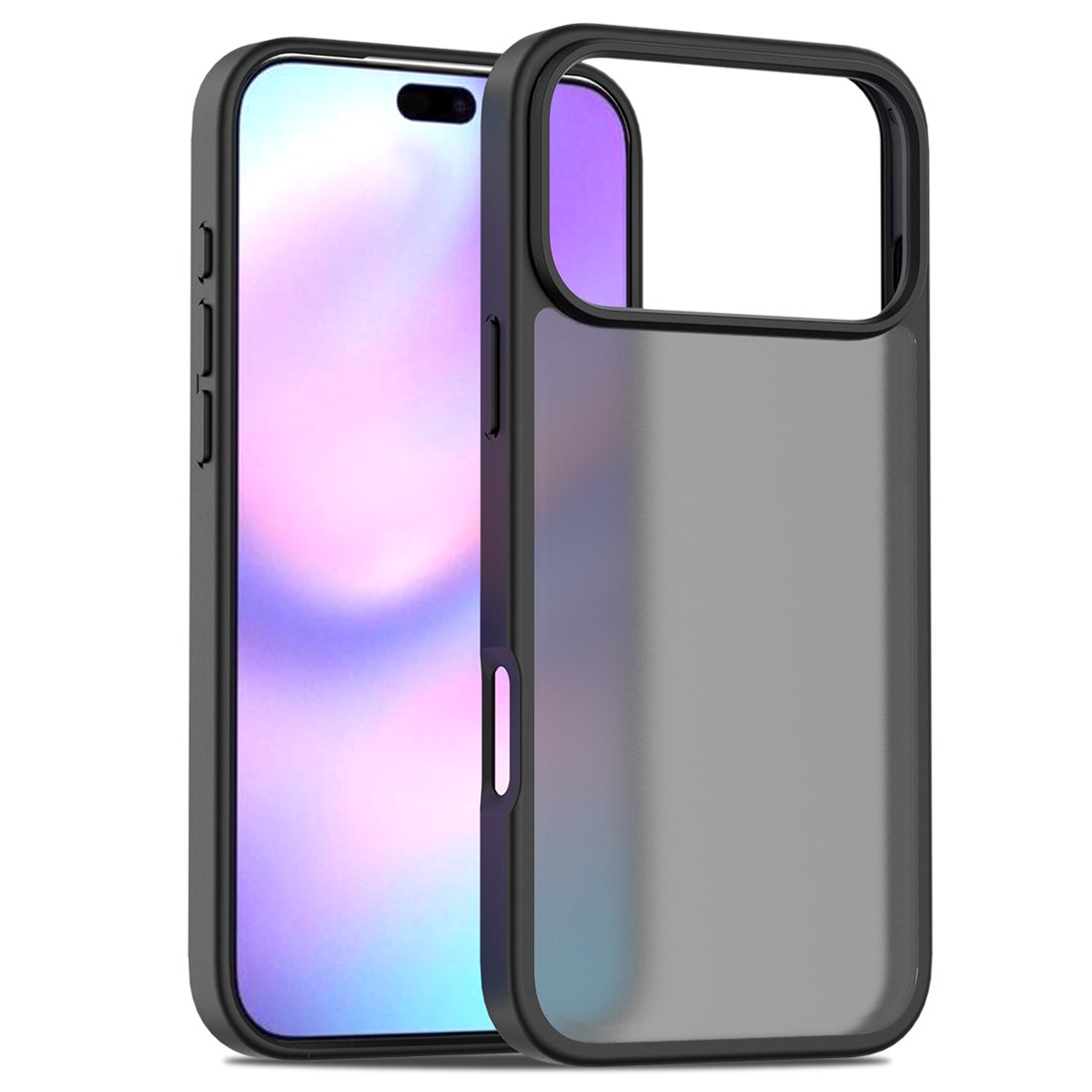Translucent Matte Frosted Skin Feel Case for iPhone 11-17 Series — phone accessory shipped from Shenzhen warehouse