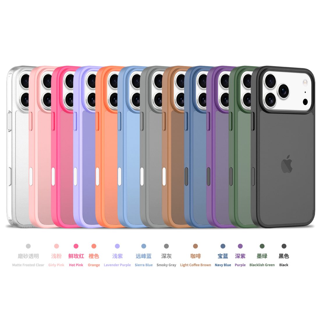 Skin Feeling Case with Camera Action Button for iPhone 11-17 Series view 2