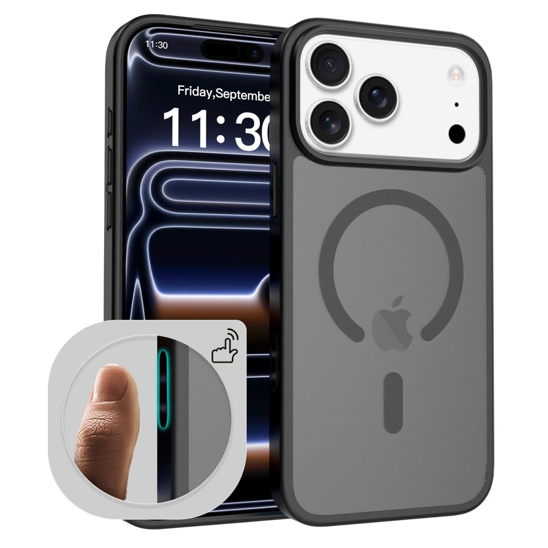 Skin Feeling Magsafe Case with Camera Action Button for iPhone 11-17 Series — phone accessory shipped from Shenzhen warehouse