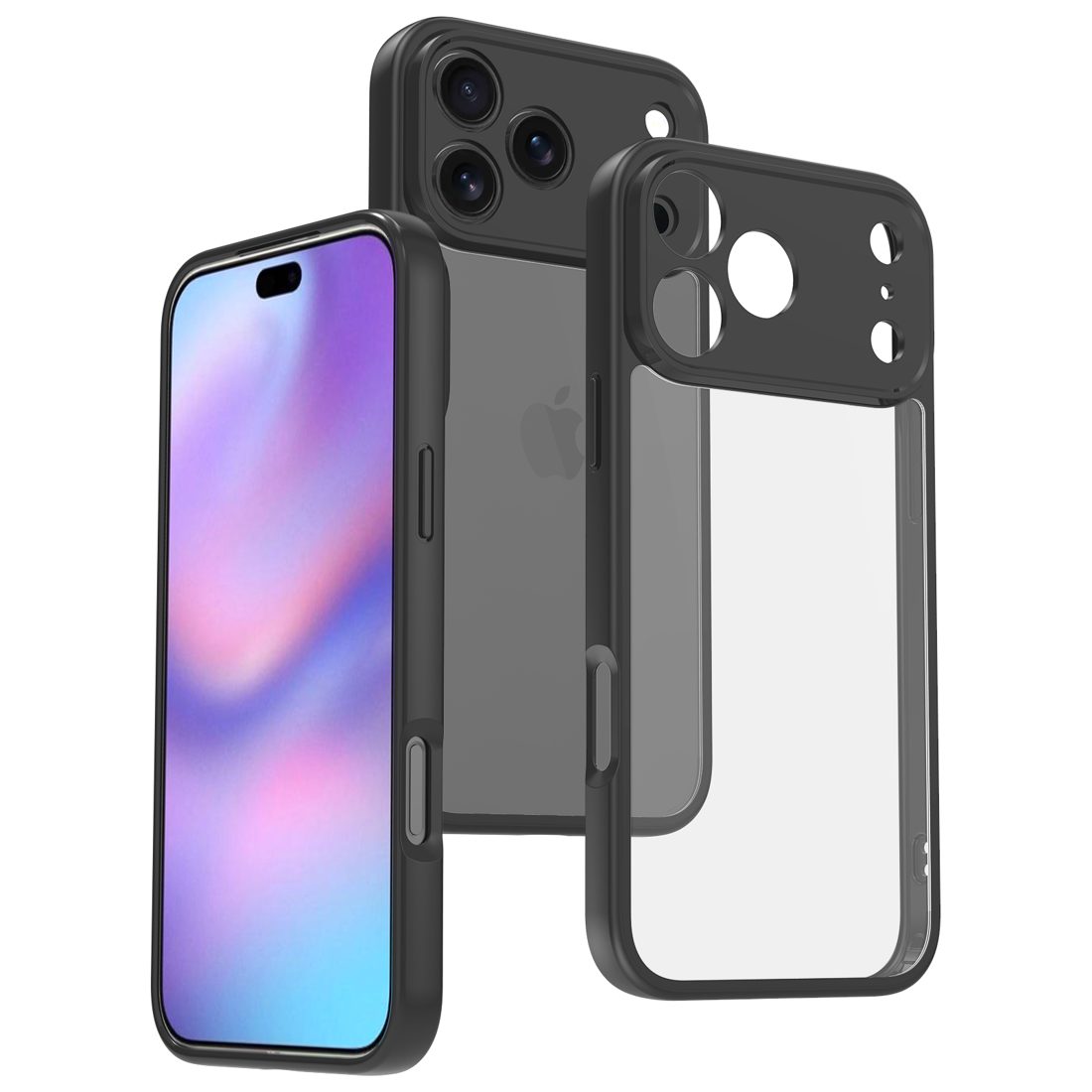1.5MM Thick Clear Case with Full Camera Protection for iPhone 11-17 Series view 2