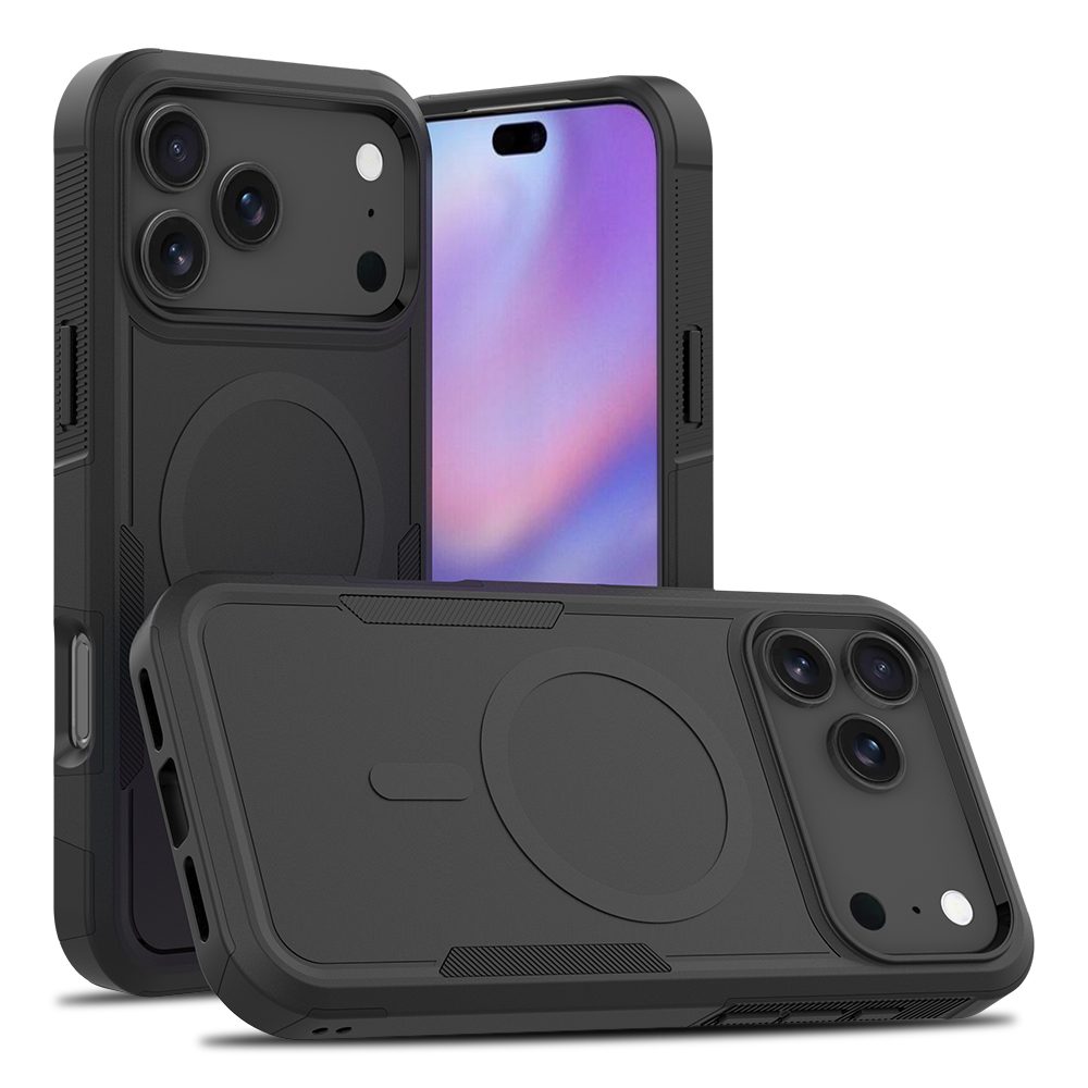 Dual Layer Rugged Case with Magsafe for iPhone 11-17 Series — phone accessory shipped from Shenzhen warehouse