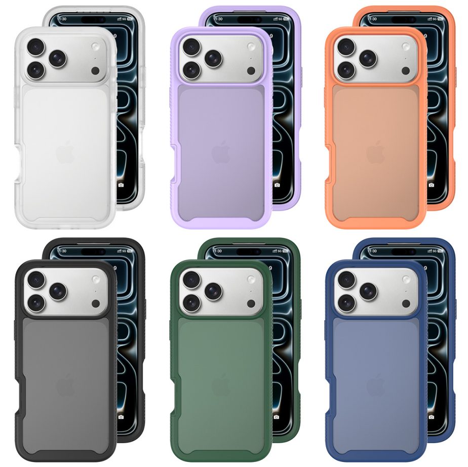 Matte Skin Feeling Full-body Rugged Case with Front Case & Back Cover including Built-in Screen Protectors for iPhone 11-17 Series view 2