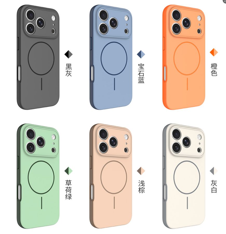 Contrast Color Skin Feel Magsafe Case with Camera Protection for iPhone 11-17 Series view 2