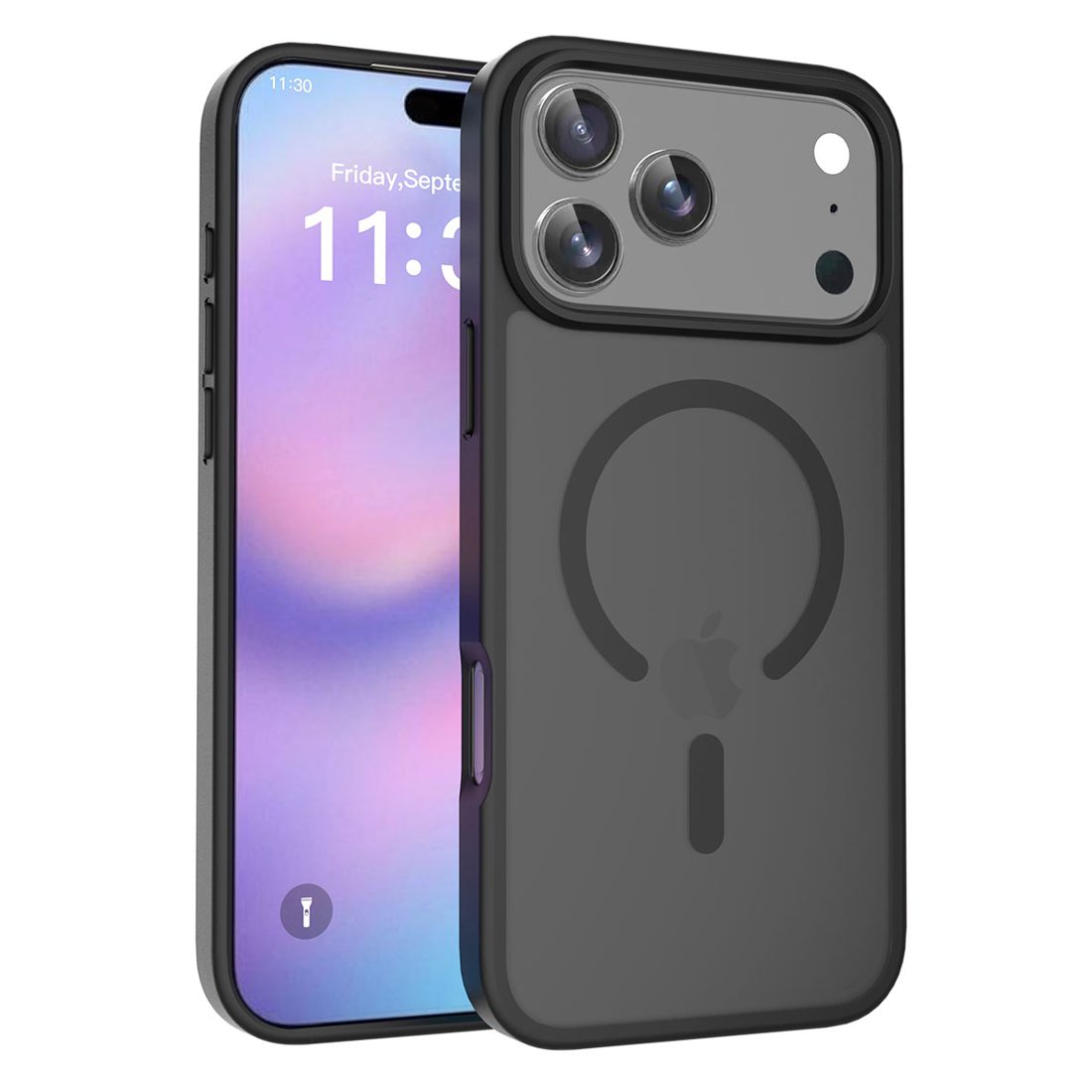 Translucent Matte Frosted Skin Feel Case with Magsafe for iPhone 11-17 Series — phone accessory shipped from Shenzhen warehouse