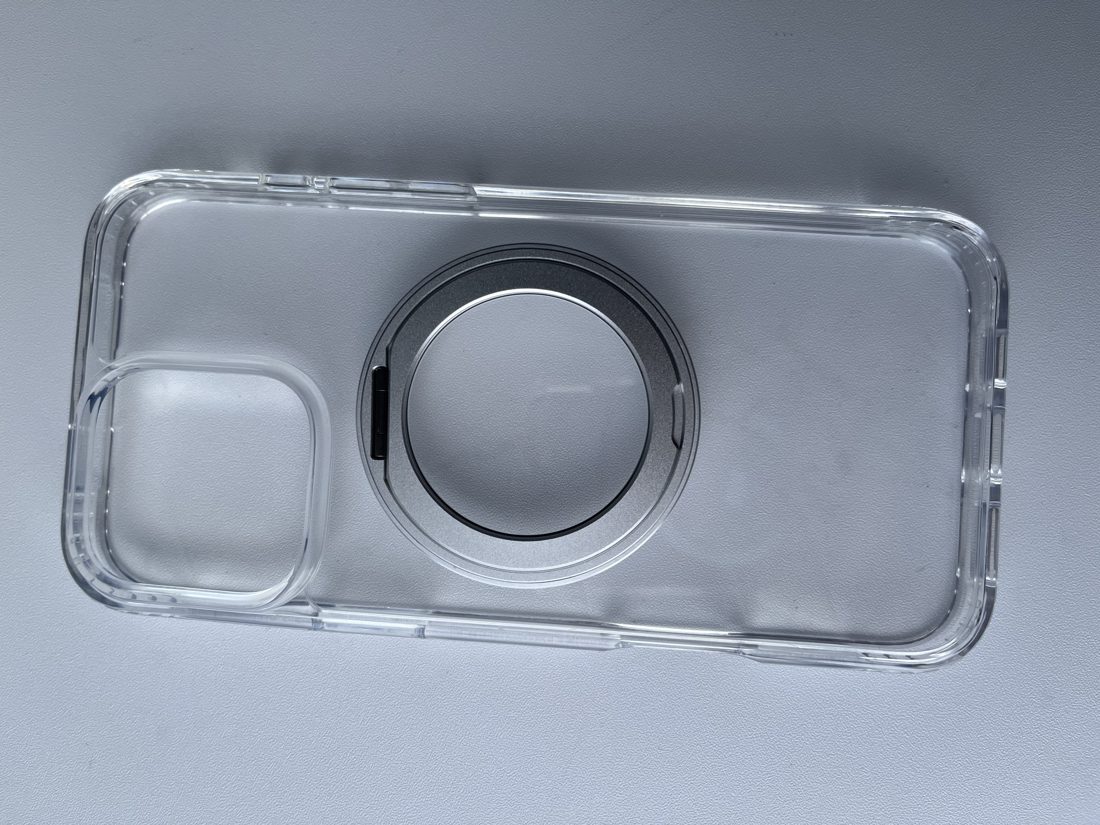 360 Rotation Stand & Holder Clear Magsafe Case for iPhone 11-17 Series — phone accessory shipped from Shenzhen warehouse