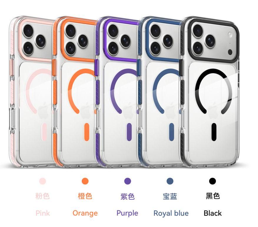 Colorful Scratch-Resistant Magnetic Case for iPhone 11-17 Series view 2